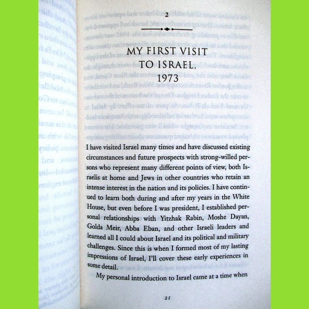 Book - Jimmy Carter's Palestine: Peace Not Apartheid - Picture 6 of 16